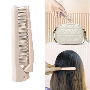 Plastic Portable Folding Hair Brush and Comb Travel Folding Hair Brush Pocket Hair Comb Double Headed Hairbrush for Girl