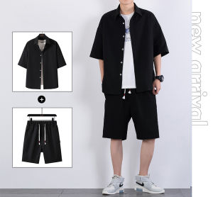 Bộ Đồ Nam Mùa Hè Cổ Bẻ Tay Ngắn Áo Khuy Cài Quần Short Có Túi Năng Động Thời Trang Yodi QA NAM 071V1