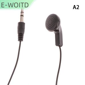 【E-WOITD】 1ชิ้นหูฟังด้านเดียวขนาด3.5มม. หูฟังสองช่องสำหรับชุดหูฟังคอมพิวเตอร์แล็ปท็อป