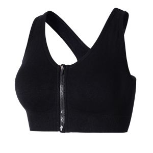 Women Sports Bra Sports Bra For Women Plus Size Zipper Adjustable Shockproof Running Yoga Sports Underwear Sports Bra For Plus Size Sports Bra Women