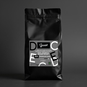 December Day Coffee เมล็ดกาแฟคั่วสด อราบิก้า 100% สูตร S5 (Premium Dark) คั่วเข้ม 500g.