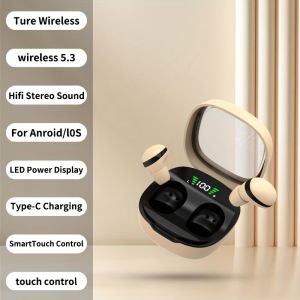 Tai nghekhông dây nhỏ gọn với điều khiển cảm ứng thiết kế chống trượt - Lý tưởng cho việc chạy bộ kết nối không dây bao gồm hộp sạc USB - Quà tặng hoàn RUIJA