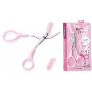 Eyebrow Scissors With Comb Stainless Steel Eyebrow Trimmer Blade Razor Beauty Make-Up Tools