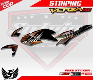 STRIPING VARIASI HONDA VERZA 150 / STICKER LIST MOTOR HONDA VERZA 150