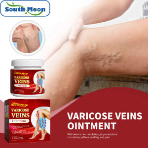 South Moon Varicose Veins Ointment  Smooth Blood Vessels Smooth Bulge Earthworm Legs  Vein Venous Massage Cream Remover Pain Treatment for Varicose Removal Cream Swelling Relieve Body Care Ointment