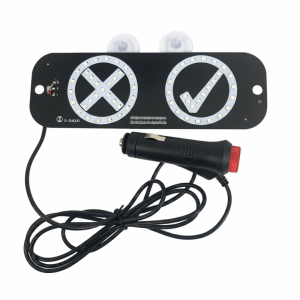 ZHUNIEDU Không cần khoan Đèn LED báo hiệu xe taxi Sáng tạo Loại cốc hút Đèn nội thất xe taxi Bền bỉ Nhiều màu sắc Đèn báo xe taxi LED Xe SUV