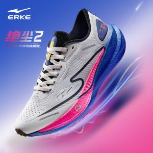 ERKE 2.5 Lightweight Dustproof Running Shoes Professional Racing Running Shoes Shock-Absorbing and Breathable Sports Shoes for Men