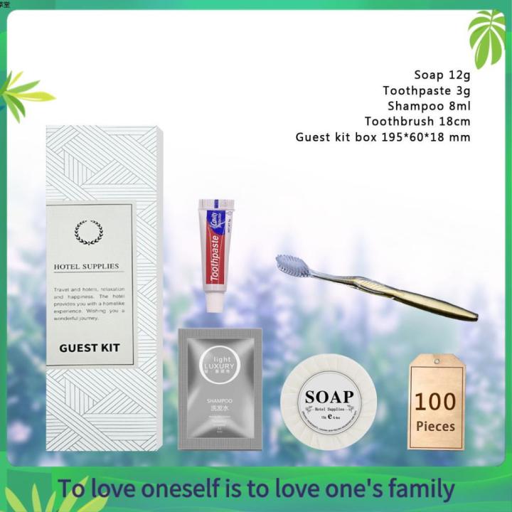 improved sleep 100 sets guest kit guest kit Hotel supplies with ...