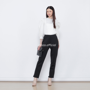 Celana Kerja Wanita Kantor SONIA Pandan C1033 Formal Casual Stretch Panjang Polos