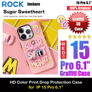 Rock Inshare Graffiti Art Hiqh Quality Print Colorful Drop Protection Case for iPhone 15 Pro Max 6.7 15 Pro 6.1 Casing