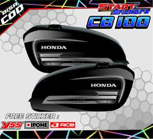 STRIPING VARIASI HONDA CB 100 / STICKER LIST MOTOR HONDA CB 100