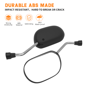 Motorcycles Street King  Rearview Mirror Full Alloy Side Mirror Non Graded Hd Clean Lens Universal