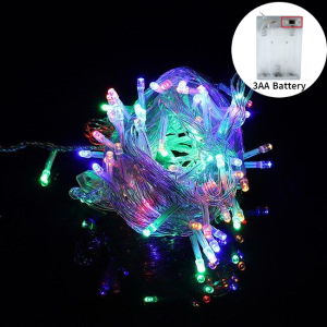 solar string fairy light outdoor lamp waterproof led light for room 4M 40 leds 10M 100 leds 20M 200leds operated by AA battery 220V EU plug Solar Auto ON/OF