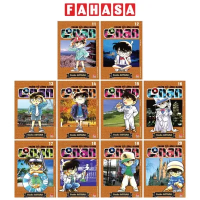 Fahasa - Combo Sách Hay Manga - Thám Tử Lừng Danh Conan: Tập 11 - 20 (Bộ 10 Tập)