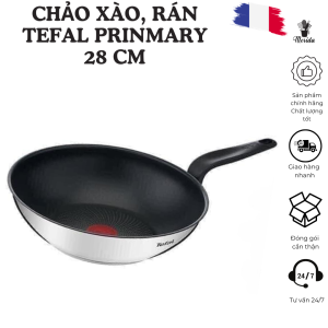Chảo inox chống dính đáy từ TEFAL PRIMARY 28cm quai cầm cách nhiệt