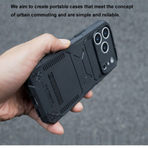 Fatbear Chiến Thuật bậc quân sự chống sốc chắc chắn Armor Vỏ bảo vệ vỏ da Bìa Đối Với iPhone 17 Pro Max iPhone Không Khí