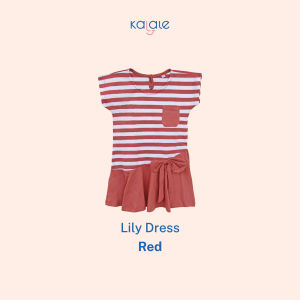 Kalale - Lilly Striped Dress Gaun Anak Perempuan Usia 1-3 Tahun