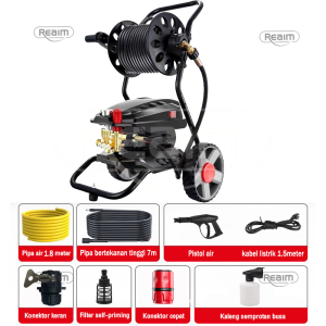 REAIM Mesin Steam Jet Cleaner 500Bar High Pressure/Mesin Cuci Motor/Mesin Alat Cuci Steam Mobil