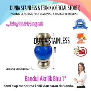 Bandul Akrilik Biru 1"