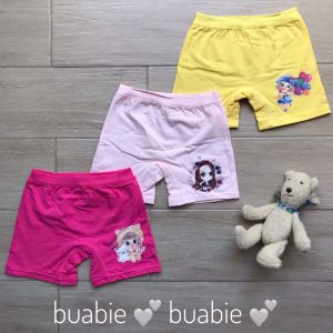 แพค 3 ตัว กางเกงในขาสั้น กางเกงใน บ็อกเซอร์ กางเกงในกันโป๊ สำหรับเด็กผู้หญิง 3-12 ขวบ เนื้อนุ่ม ขอบใหญ่ใส่สบาย ไม่เจ็บ