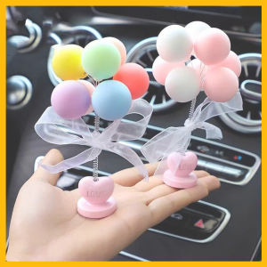 Hiasan Mobil Dekorasi Balon Aksesoris Interior Mobil  Yang Lucu dan Cantik Aksesoris Interior Mobil Pegas Kepala Gemetar Yang Kreatif