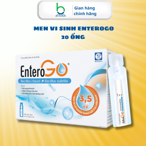Men Vi Sinh ENTEROGO Bổ Sung 35 Tỷ Lợi Khuẩn Hỗ Trợ Cân Bằng Hệ Vi Sinh Đường Ruột - 20 hộp