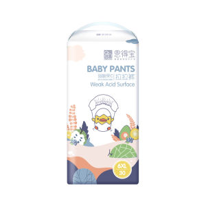 Endebao XXXXXXL Diaper Pants 6XL 30Pcs Suit 32to38kg+ Fruit Series Weak Acid for Sensitive Baby