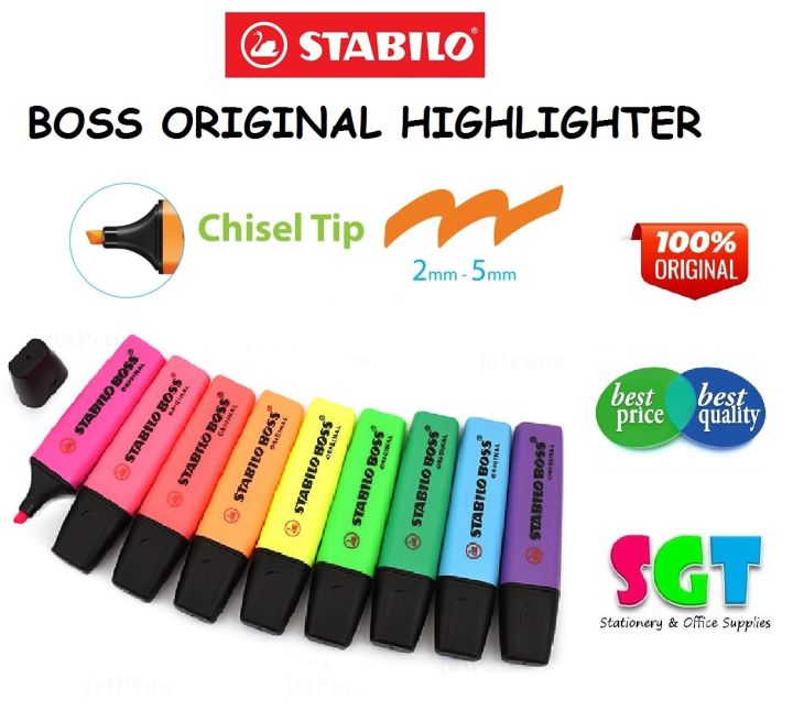 Stabilo Box STABILO Boss Original Highlighter - 1 UNIT | Lazada