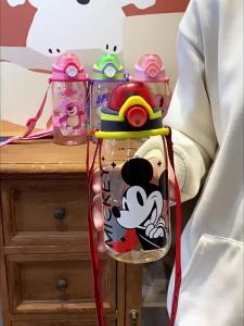 Cốc Nước Trẻ Em  Bé Gái Mùa Hè Dễ Thương Mẫu Giáo Buzz Lightyear Gấu Dâu Có Giá Trị Cao Cốc Uống Trực Tiếp