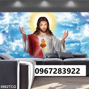 Tranh gạch 3d công giáo