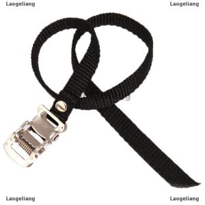 [COD] Laogeliang 1PC Pedal STRAPS สายรัดจักรยานฟุตสายรัดจักรยาน สายคล้องนิ้วเท้า สีดำ