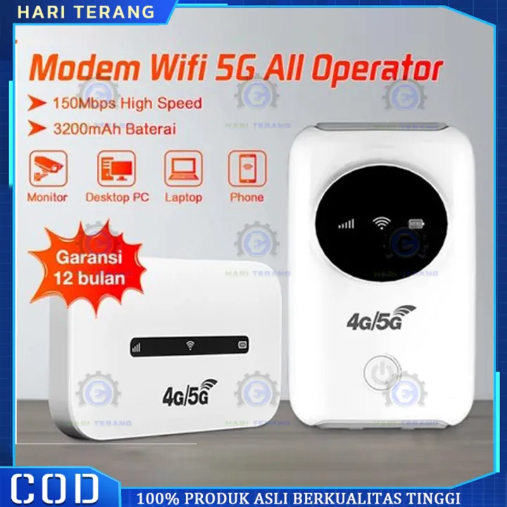 H808+ Modem Wifi 4G All Operator Wifi Portable 5G All Operator 3200mAh ...