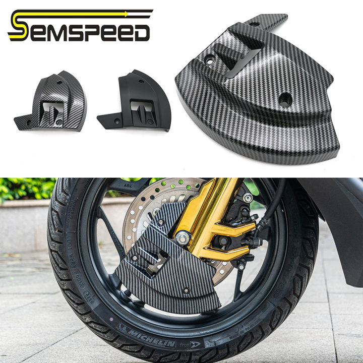 SEMSPEED Motorcycle Front Brake Pump Cover Lowering Caliper Guard For ...