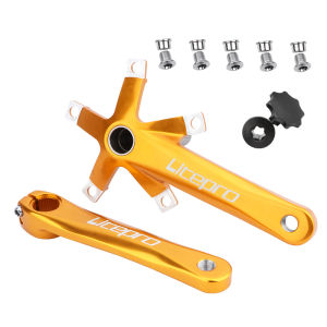 Litepro ข้อเหวี่ยงจักรยานพับได้170มม.อลูมิเนียมอัลลอยน้ำหนักเบาจานหน้า130BCD BMX อุปกรณ์เสริมจักรยาน SP8
