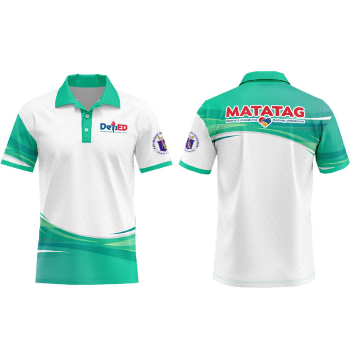 DEPED MATATAG POLO SHIRT FOR MEN UNIFORM FULL SUBLIMATION POLO-Shirt ...