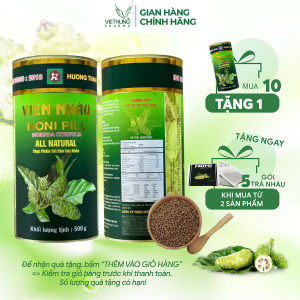 Viên Nhàu Mật Ong Hương Thanh  Noni Pill  Chiết Xuất Quả Nhàu Và Mật Ong Hộp 500g