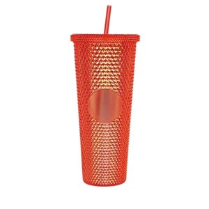 Ly nhựa kim cương cao cấp 700ml Cốc uống nước 2 lớp chất liệu nhựa thực phẩm PP giữ nhiệt 3-4 Tiếng