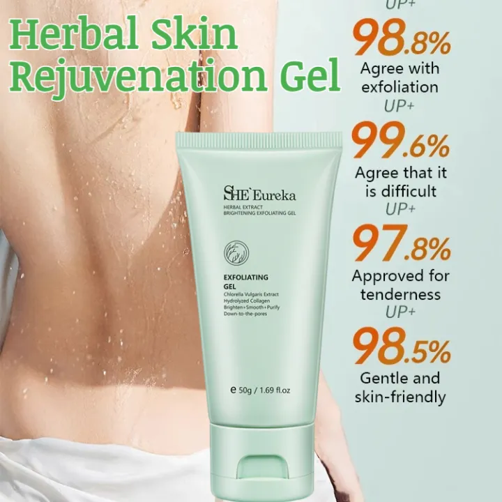 SHE%20Eureka%20Chlorella%20Exfoliating%20Gel%20Herbal%20Extract%20Skin%20Rejuvenation%20Gel%20Face%20And%20Body%20Skincare%20-%20Image%203