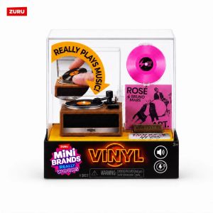 ZURUBrands Really Works Vinyl Playset RechargeableRecord Player Spins Plays Music Collectible Gift 3+