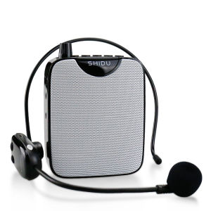 SHIDU M500 10W Portable Wireless Voice Amplifier for Teacherwith Headset Microphone Mini HiFi Stereo AUX Audio Speaker Mic Megaphone Loudspeaker