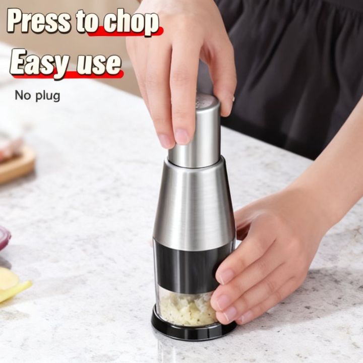 Manual%20Garlic%20Chopper%20Onion%20Cutter%20Food%20Processor%20Stainless%20Steel%20Tahan%20Lama%20Detachable%20Easy%20Clean%20Dapur%20Rumah%20Tangga%20Portable%20-%20Image%203