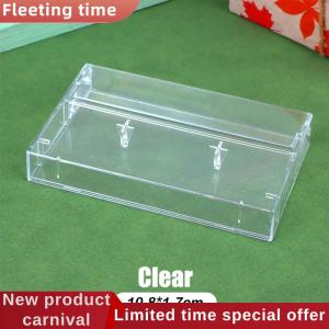 Fleeting time 1Pc Cassette Tape Transparent Storage Box Audio Magnetic Recording Blank Tape Case Dustproof Box