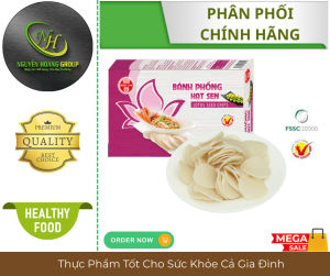 Bánh Phồng HẠT SEN Bích Chi Hộp 200g - Thơm Ngon Giàu Dinh Dưỡng