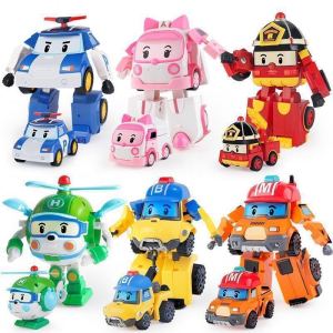 Đồ Chơi ROBOCAR POLI Robot Biến Hình Xe Cứu Hỏa Roy ROY giúp Bé Phát Triển Trí Tuệ