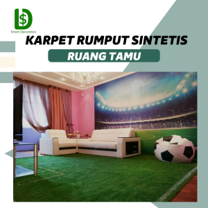 Karpet Rumput Sintetis Bandung Murah 100x100 Cm Tebal 2cm Swiss Untuk Ruang Tamu Dari Smart Decoration