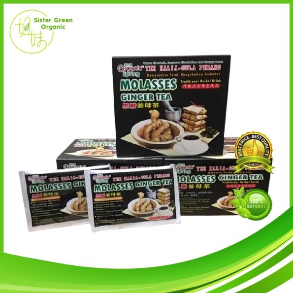 Organic Spring Molasses Ginger Tea (15g x 12) Lazada