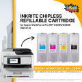 [BUNDLE] Epson WF-C5890 Printer with Inkrite Chipless Refillable Cartridge, Dye Ink, and Act Key. 