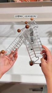 Keranixy Bathroom Storage Rack Stainless Steel Countertop Skincare Cosmetic Tray Large Capacity Washbasin Rak Simpan