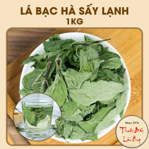 Lá bạc hà sấy lạnh 1kg trà bạc hà sạch thơm giúp thơm miệng giảm căng thẳng xông hơi giải cảm