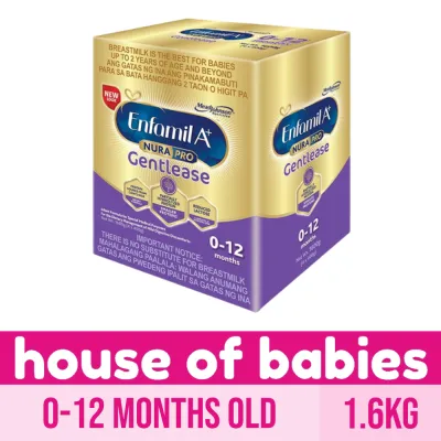 Enfamil A+ Nurapro Gentlease 1.6kg 0-12 Months Old
